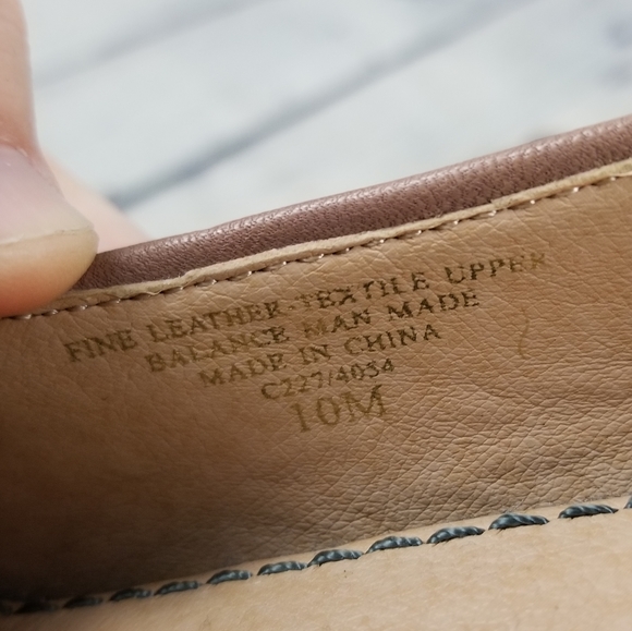 SPLENDID | herringbone fabric & leather slip-on wedge preppy loafers shoes - Picture 11 of 11